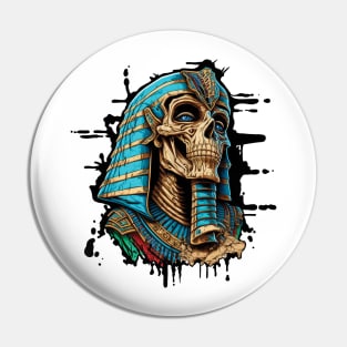 Egyptian Mummy Skull Pin