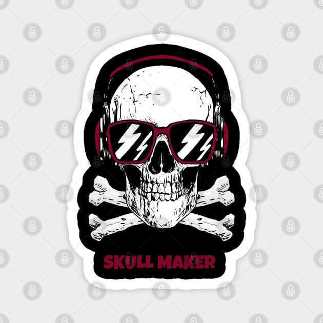 SKULL MAKER Magnet by TheAwesomeShop