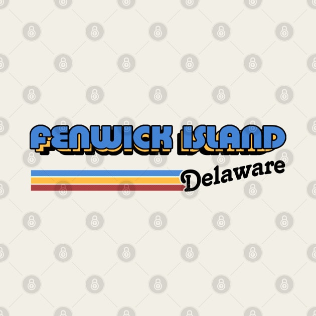 Fenwick Island, Delaware / / Retro Styled Design by DankFutura