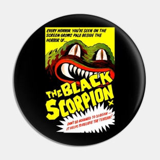 Classic Science Fiction Movie Poster - The Black Scorpion Pin