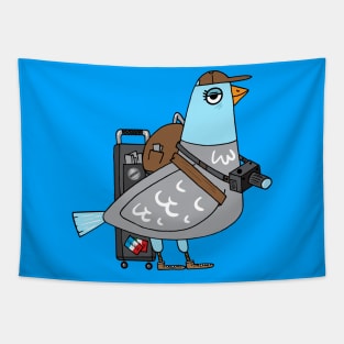 Carrier pigeon Tapestry