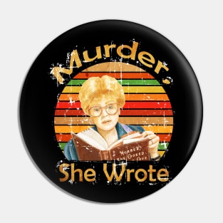 murder she wrote Vintage Pin