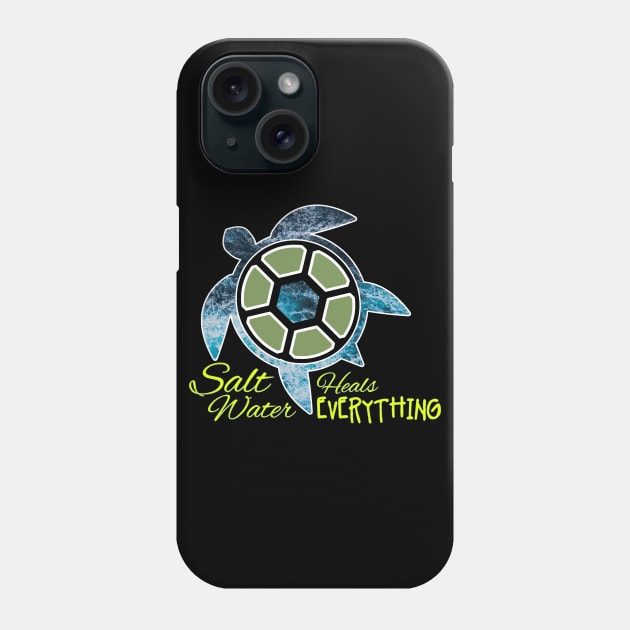 Salt Water Heals Everything Phone Case by LisaLiza