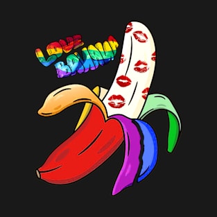 Love Banana Rainbow T-Shirt