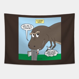 T-Rex and the Vegan Survey Tapestry