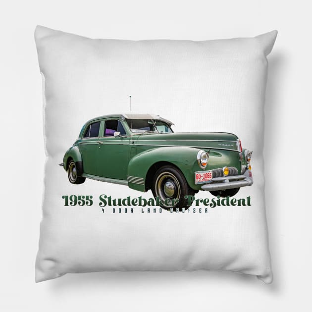 1941 Studebaker President 4 Door Land Cruiser Pillow by Gestalt Imagery