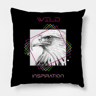 Eagle Bird Wild Nature Animal Illustration Art Drawing Pillow