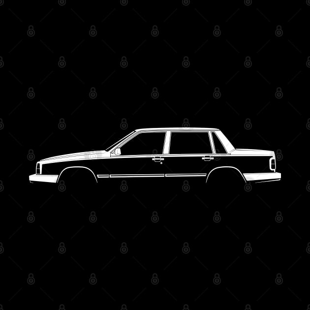 Volvo 760 Silhouette by Car-Silhouettes