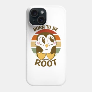 Linux Penguin Root Admin Geek Programmer Coder Developer Cute Retro Phone Case