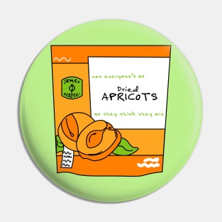 James Acaster's Dried Apricots Pin