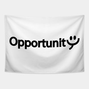 Opportunity artistic typography design Tapestry