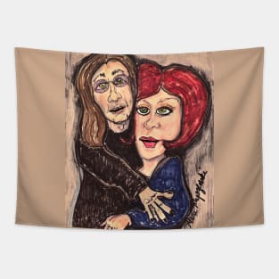 Ozzy and Sharon Osbourne Tapestry