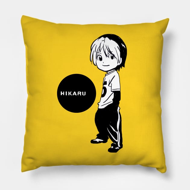 I draw chibi Shindo Hikaru / Hikaru no Go Pillow by mudwizard