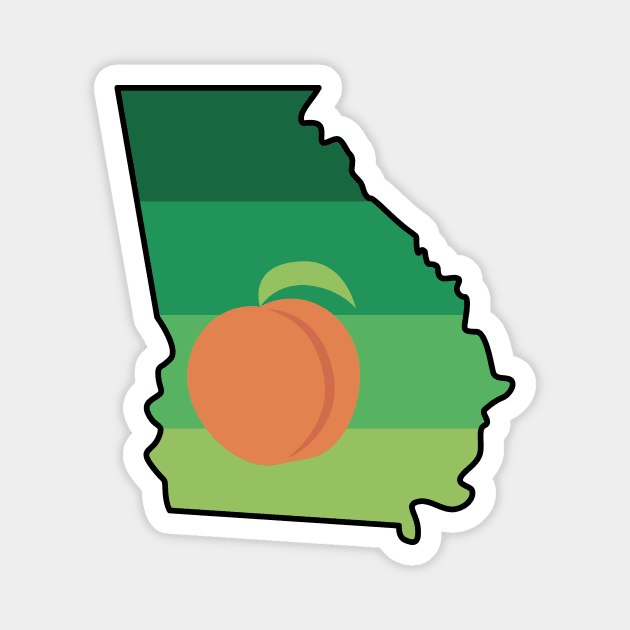 Georgia State Vibes Magnet by dvdnds