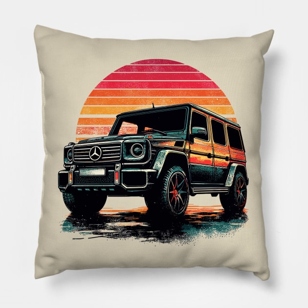 Mercedes G-Class Pillow by Vehicles-Art