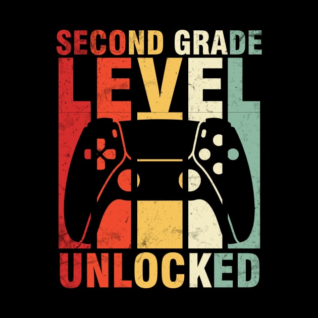 Gamer Student Second Grade Level Unlocked Back To School Day by DainaMotteut