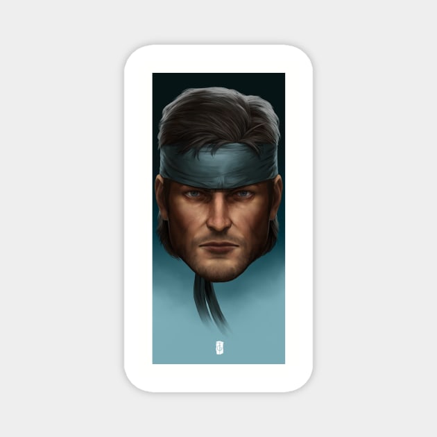 Solid Snake Magnet by THEGAMEWORLD