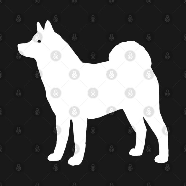 Akita Dog Breed Silhouette by Coffee Squirrel