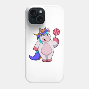 Unicorn with Lollipop Phone Case