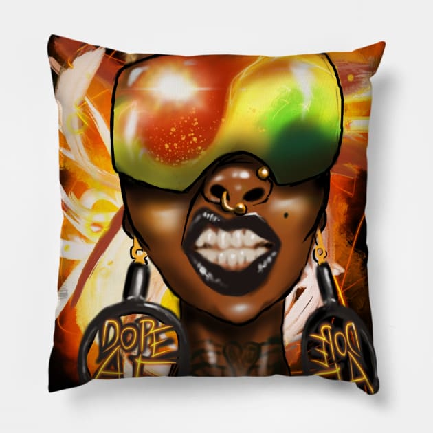 Dope AF Pillow by Timzartwork