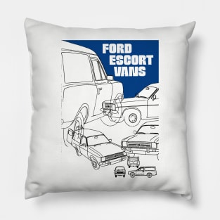 FORD ESCORT VANS - brochure Pillow