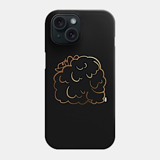 Golden Sheep behind Phone Case