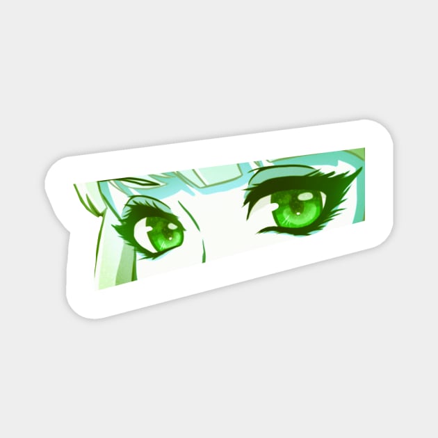 Anime Eyes (green) Magnet by Leo
