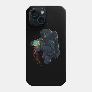 Colorful spaceman Phone Case