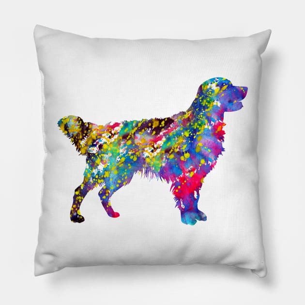 Golden Retriever Pillow by erzebeth