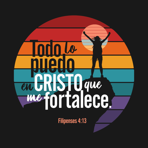 I can do all things through Christ which strengtheneth me. Philippians 4:13 by Comunidad78