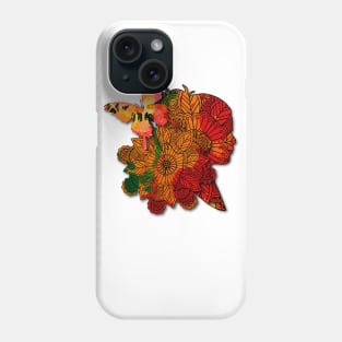 Floral mandala design Phone Case