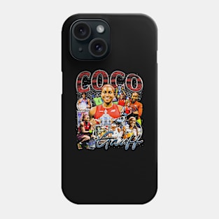 Coco Gauff Vintage Bootleg Phone Case