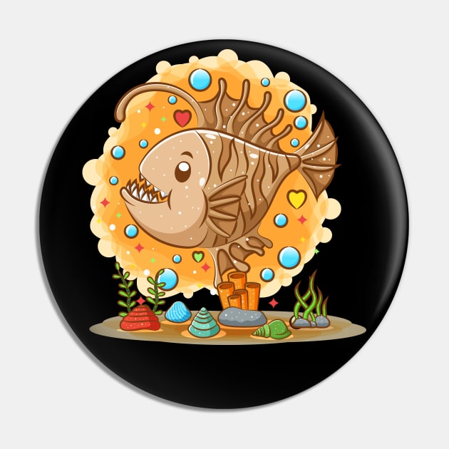 angelfish monster deep sea Pin by Mako Design 