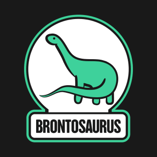 Long Neck Dinosaur Brontosaurus Graphic T-Shirt