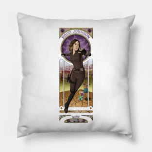 Art Nouveau - Daisy Johnson Pillow