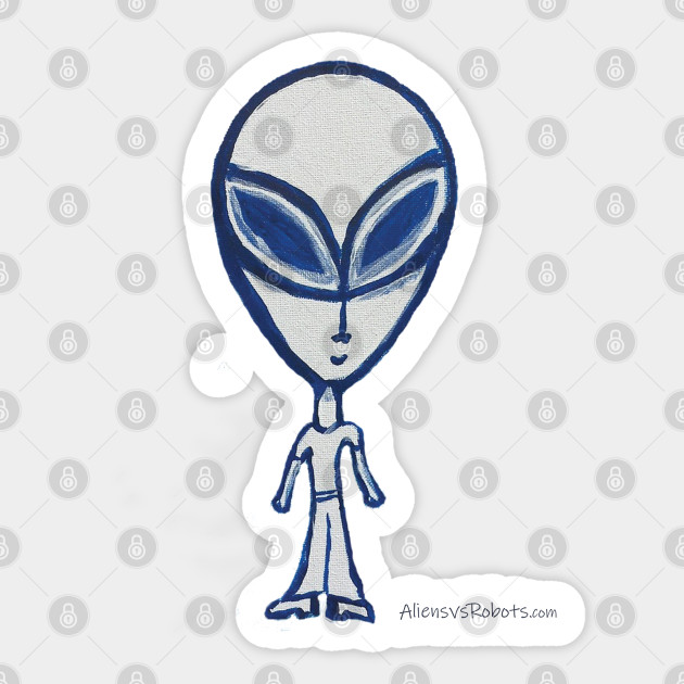 Cute Alien From Alienvsrobots Com Painted By Anthony Galeano