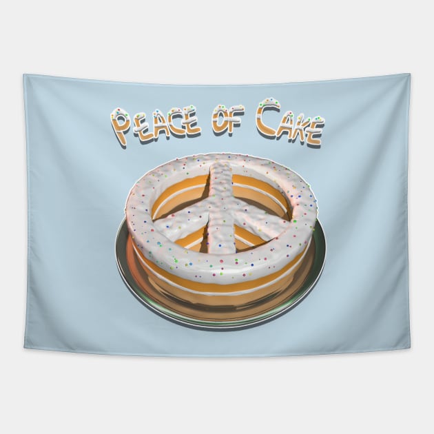 Peace of Cake Tapestry by CCDesign