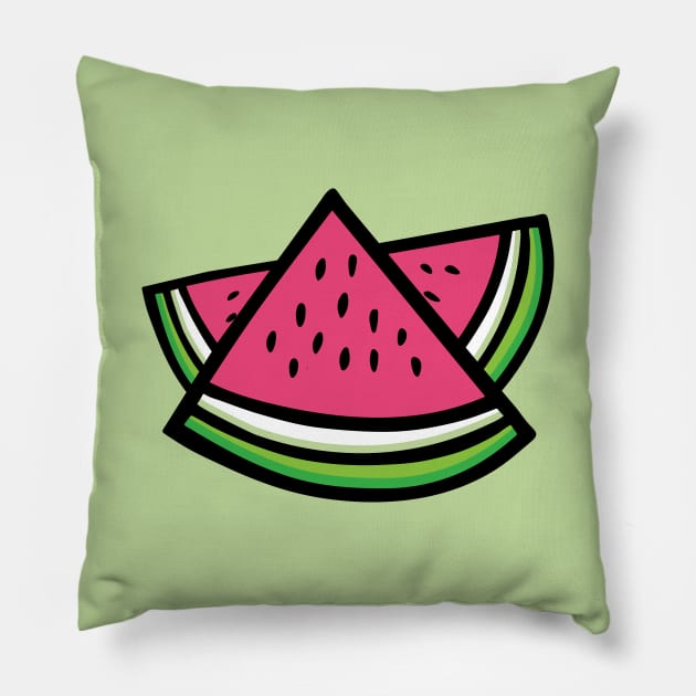 Watermelon Pillow by majoihart