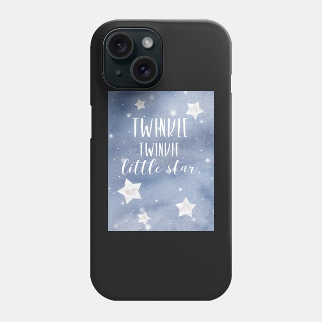 Blue Stars Phone Case by gusstvaraonica