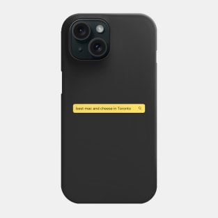 Mac and Cheese Search Phone Case