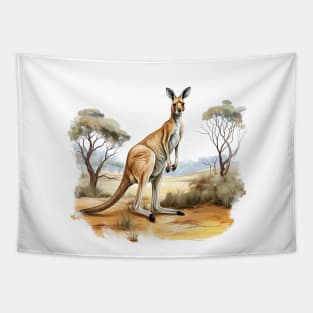 Cute Kangaroo Tapestry