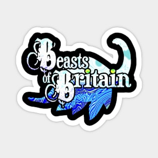 Beasts of Britain - 'Nessie Logo' (light blue) Magnet