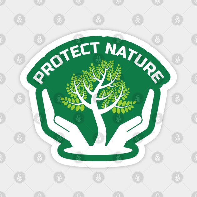 Protect Nature Magnet by enigmaart