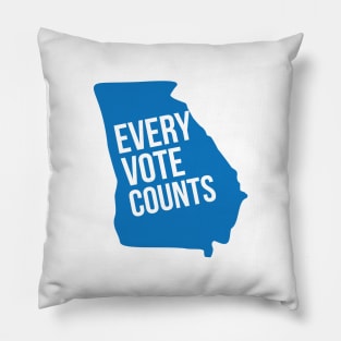 Every Vote Counts Georgia Pillow