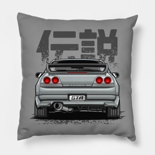 Monster Skyline GTR R33 (Spark Silver) Pillow