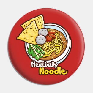 Meatballs Noodle Pin