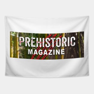 Prehistoric Magazine Logo Tapestry