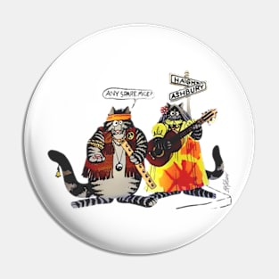 B Kliban Cat Guitar Pin