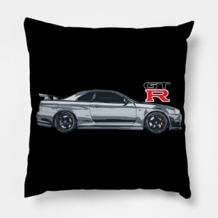 r34 skyline gtr Pillow