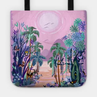 The Eyes of the Enchanted Misty Forest Tote